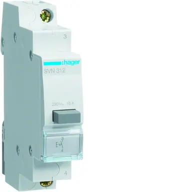 Hager SVN312 Drukknop modulair