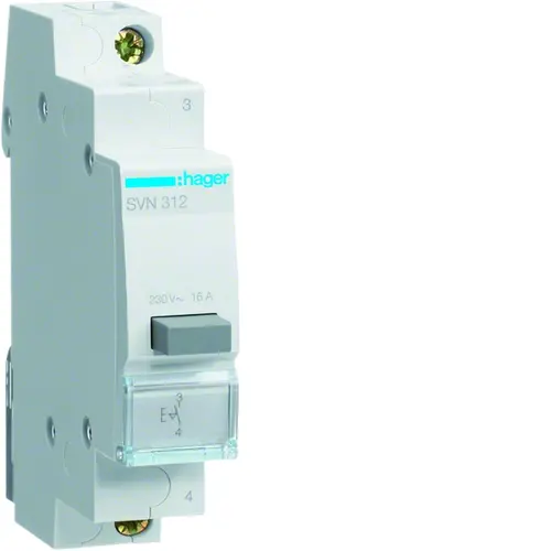Hager SVN312 Drukknop modulair