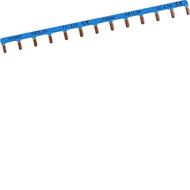 Hager KB163N Kamrail 1p 10mm2