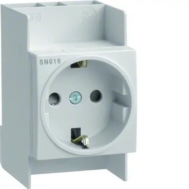Hager SN016 Wcd 1v Randaarde DIN-rail Grij