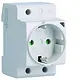 Hager SN116 Wcd 1v Randaarde DIN-rail Grij