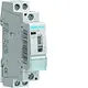 Hager ERD218 magneetschakelaar 16A 24V AC 1x maak - 1x verbreekcontact met handbediening 50Hz.