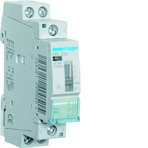 Hager ERL216 Magn. Schak. 16A (AC1) 2m 8-