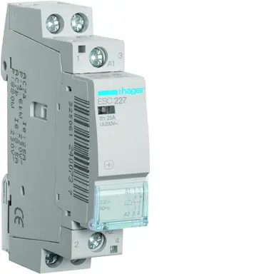 Hager ESC227 Magn. Schak. 25A (AC1) 1v 23