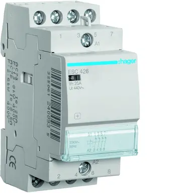 Hager ESC426 Magn. Schak. 25A (AC1) 4v 23