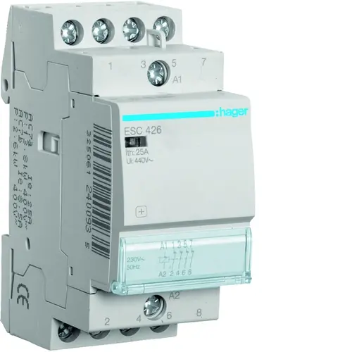Hager ESC426 Magn. Schak. 25A (AC1) 4v 23