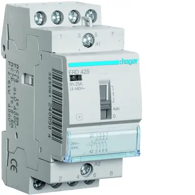 Hager ERD425 Magn. Schak. 25A (AC1) 4m 24