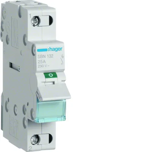 Hager SBN132 Lastscheider 1p 32A 230v