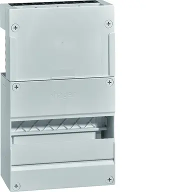 Hager VKG21S Vision kast leeg 12 modulen 220x365mm incl. buisinvoerstuk