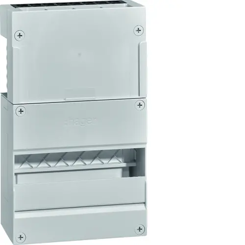 Hager VKG21S Vision leeg 12-modulen 220x365mm incl. buisinvoerstuk
