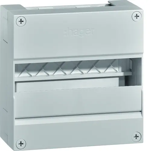 Hager VKG21Z Vision leeg 12-modulen 220x220mm excl. buisinvoerstuk