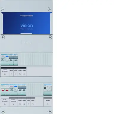 Hager VKG22E-T Installatiekast 1-f 4gr Hs40 2