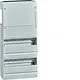 Hager VKG22S Vision leeg 24-modulen 220x475mm 2 rijen van 12 modulen incl.buisinvoerstuk