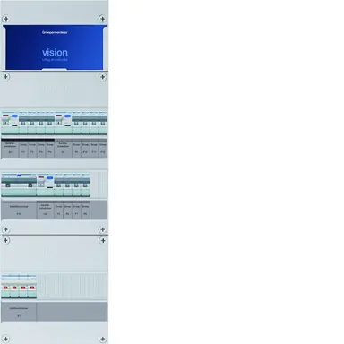 Hager VKG444M-B Installatiekast 620x220mm