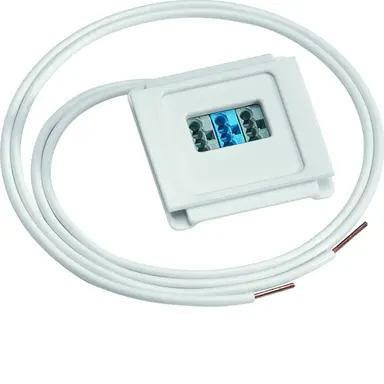 Hager VKG71T zij-invoer aansluitset voor beltrafo Vision