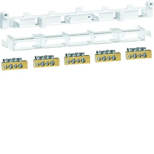 Hager VKG91T verdeelklemmen set L1-L2-L3-N-A Vision