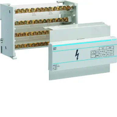 Hager KJ01C verdeelklem 4-polig 125A