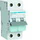 Hager MBN216E installatieautomaat 1p+N 16A B-karakteristiek 6kA