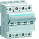 Hager NBN625 Installatieautomaat B-kar 4P 4