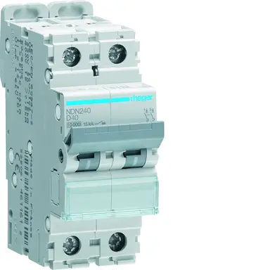 Hager NDN240 Installatieautomaat D-kar 2P 4