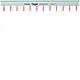 Hager KB263A kamrail 2-polig stift 63A 10mm2 voor 6 automaten