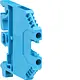 Hager KXA02NH rijgklem nul 0,5-2,5mm2 schroef DIN 24A blauw