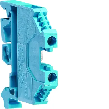 Hager KXA04NH rijgklem nul 0,5-4,0mm2 schroef DIN 32A blauw