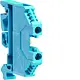 Hager KXA04NH rijgklem nul 0,5-4,0mm2 schroef DIN 32A blauw