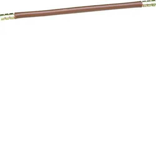 Hager ULV6125BR draad bruin H07V2-K 6mm2 lengte 125mm (20 stuks)