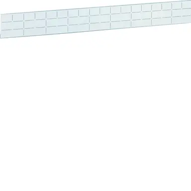 Hager VZ011VB coderingsstrook met houder 18 modulen breed voor Vega set van 4 stuks