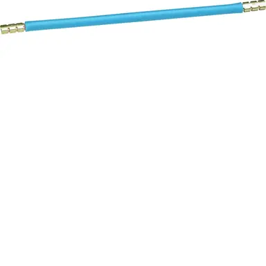 Hager ULV6125BL draad blauw H07V2-K 6mm2 lengte 125mm (20 stuks)