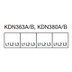 Hager KDN380A kamrail vork 3-polig 80A 16mm2 12-modulen