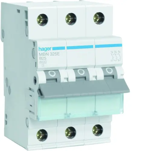 Hager MBN325E Installatieautomaat B-kar 3P 4