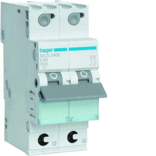 Hager MCS240E Installatieautomaat C-kar 2P 2