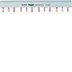 Hager KB363A kamrail stift 3-polig 63A 10mm2 voor 4x automaat 3-polig