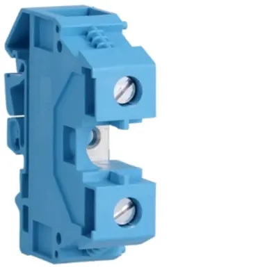 Hager KXA35N rijgklem nul 35mm2 schroef DIN 125A 400V blauw