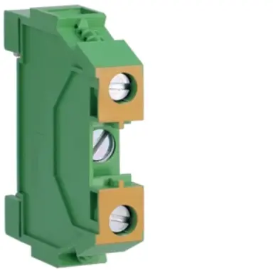 Hager KXA16E rijgklem aarde 16mm2 schroef DIN geel-groen