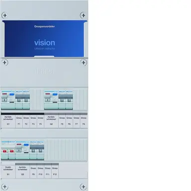 Hager VKG222E Installatiekast 1-f 6gr Hs40 2