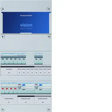 Hager VKG22L-K Installatiekast 3-f 5gr Hs40 4