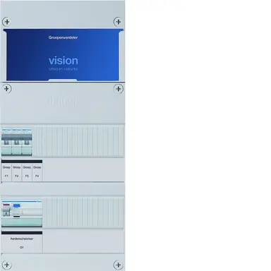 Hager VKG300U Installatiekast 3-f 3gr Hs40 4