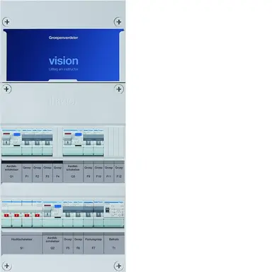 Hager VKG322L-FT Installatiekast 3-f 8gr Hs40 4
