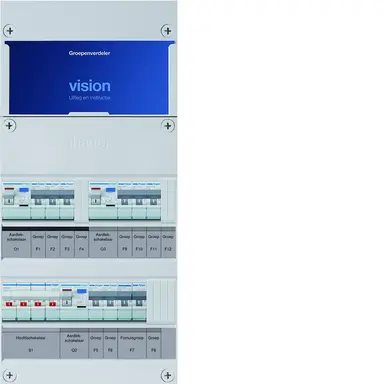 Hager VKG323L-F Installatiekast 3-f 9gr Hs40 4