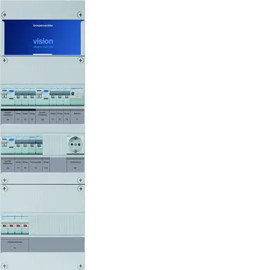 Hager VKG323M-FTW Installatiekast 3-f 9gr Hs40 4