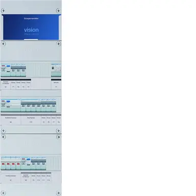 Hager VKG333M-KT Installatiekast 3-f 9gr Hs40 4