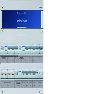 Hager VKG343L-FT Installatiekast 3-f 11gr Hs40