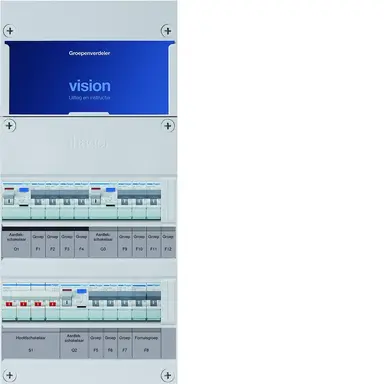 Hager VKG433L-F Installatiekast 3-f 11gr Hs40
