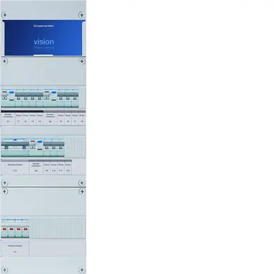 Hager VKG433M-B Installatiekast 620x220mm