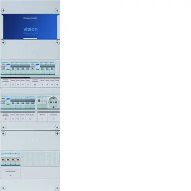 Hager VKG433M-FTW Installatiekast 3-f 11gr Hs40