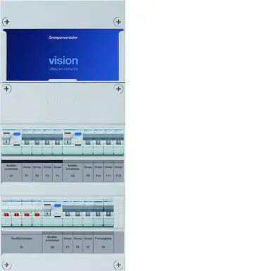 Hager VKG434L-F Installatiekast 3-f 12gr Hs40