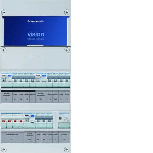 Hager VKG434L-T Installatiekast 3-f 11gr Hs40